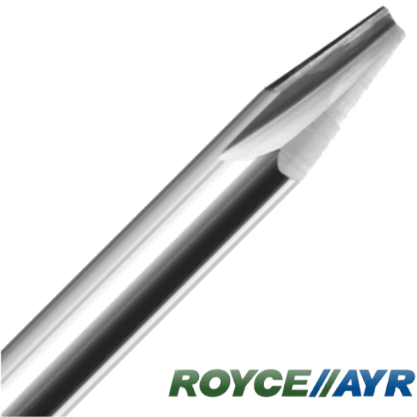 Royce//Ayr - R16 Mèche à défoncer 1 flute - D: 1/16" B: 1/4" d: 1/4" L: 1-1/2"