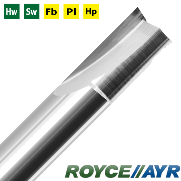 Royce/Ayr - 2 Flute Straight General | Produit