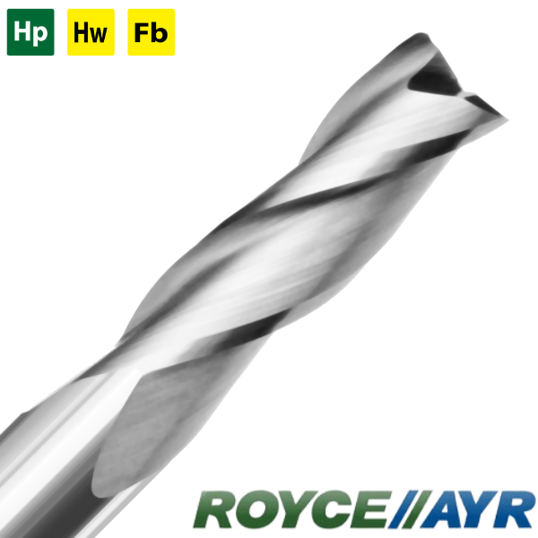 Royce//Ayr - 3 Flute Upcut Spiral Mill End | Produit
