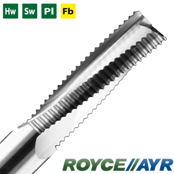 Royce//Ayr - R60-016 Upcut Low Helix Ripper 3 fl. | Produit