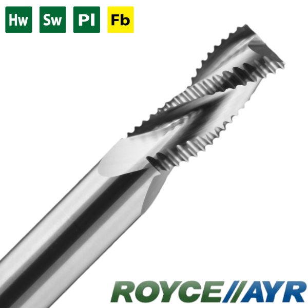 Royce//Ayr - R60-017 Upcut High Helix Ripper 3 flutes | Produit