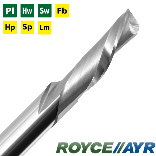 Royce//Ayr - 1 Flute Downcut | Product